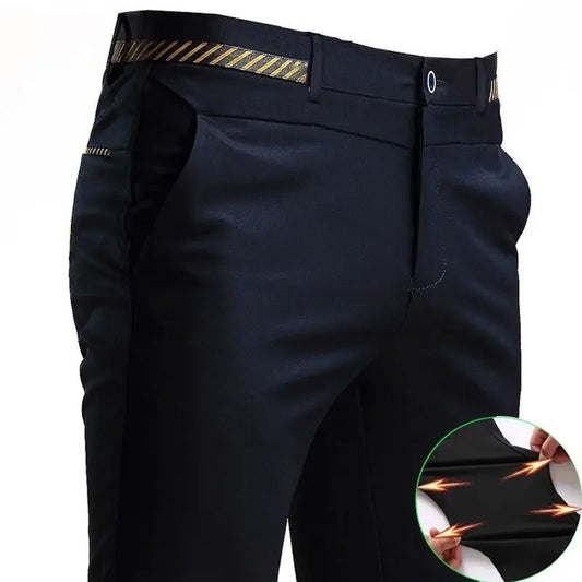Men's Slim Fit Dress Trousers | Classic Gents