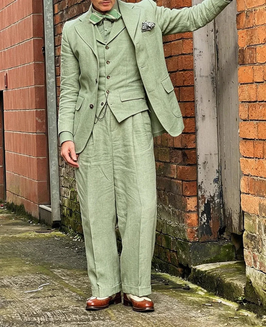 Linen Three-Piece Suit — product image 2