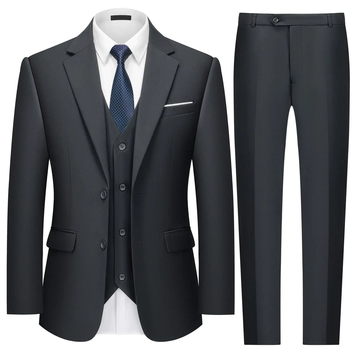 Solid Three-Piece Formal Suit — product image 13