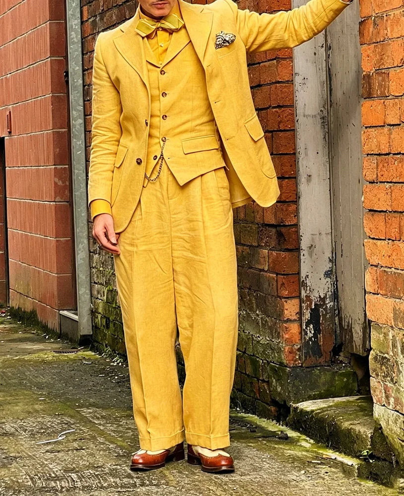 Linen Three-Piece Suit — product image 4