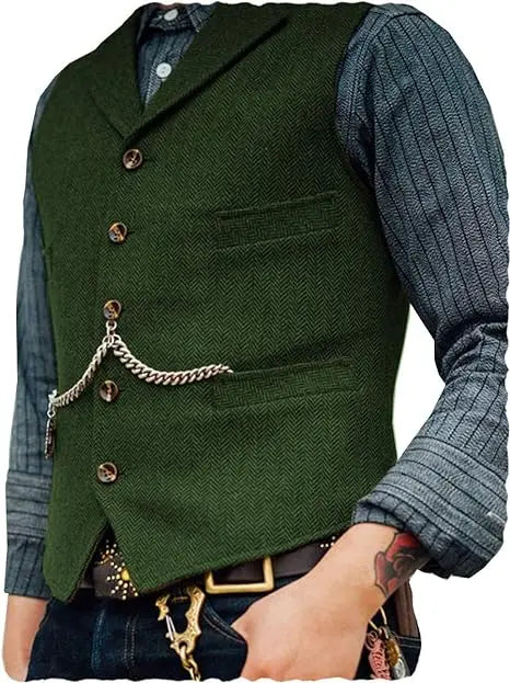 Herringbone Suit Waistcoat — product image 15