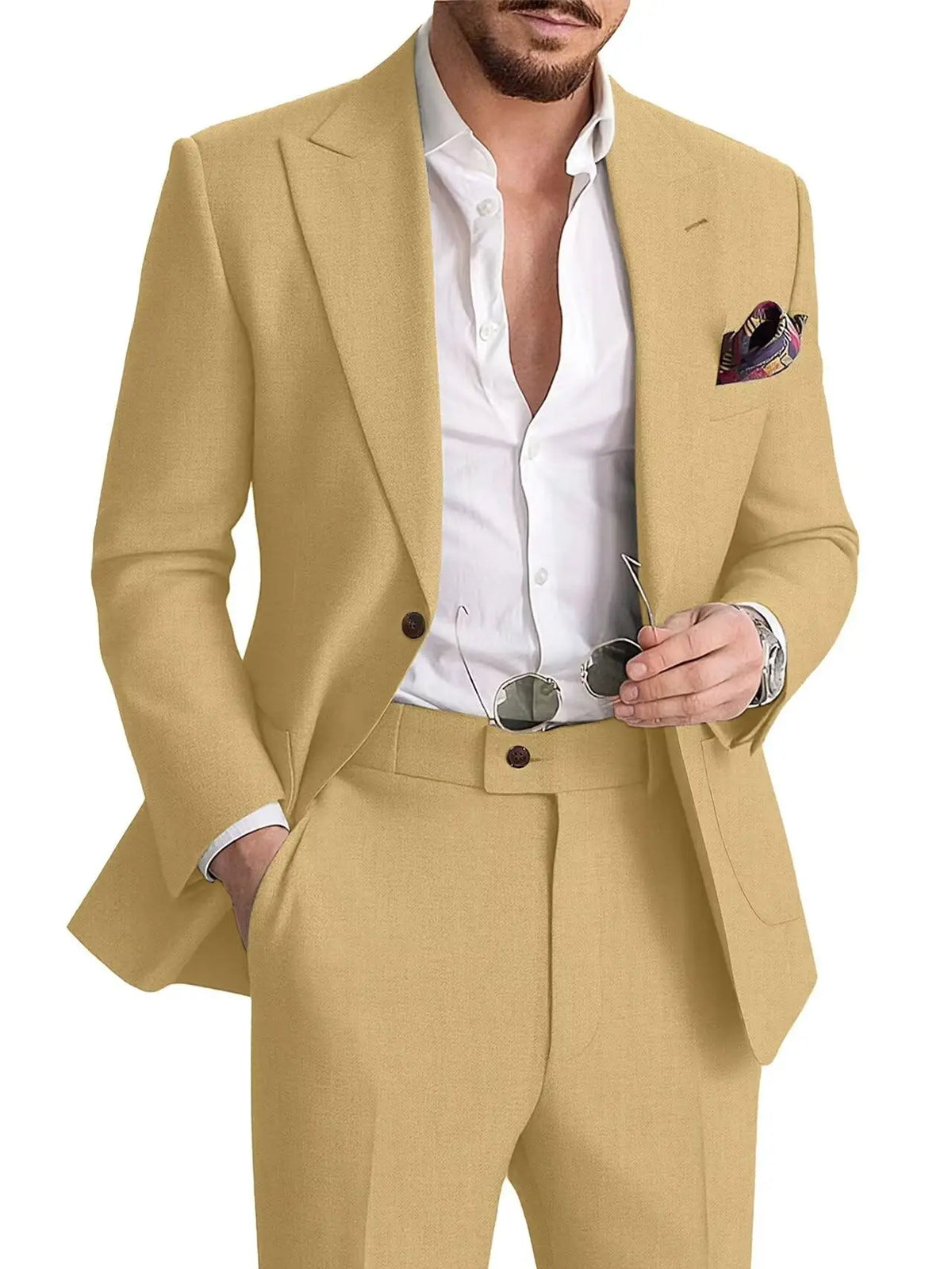 Linen Two-Piece Formal Suit — product image 20