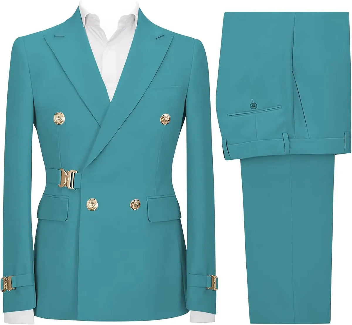 Slim-Fit Double-Breasted Suit — product image 8