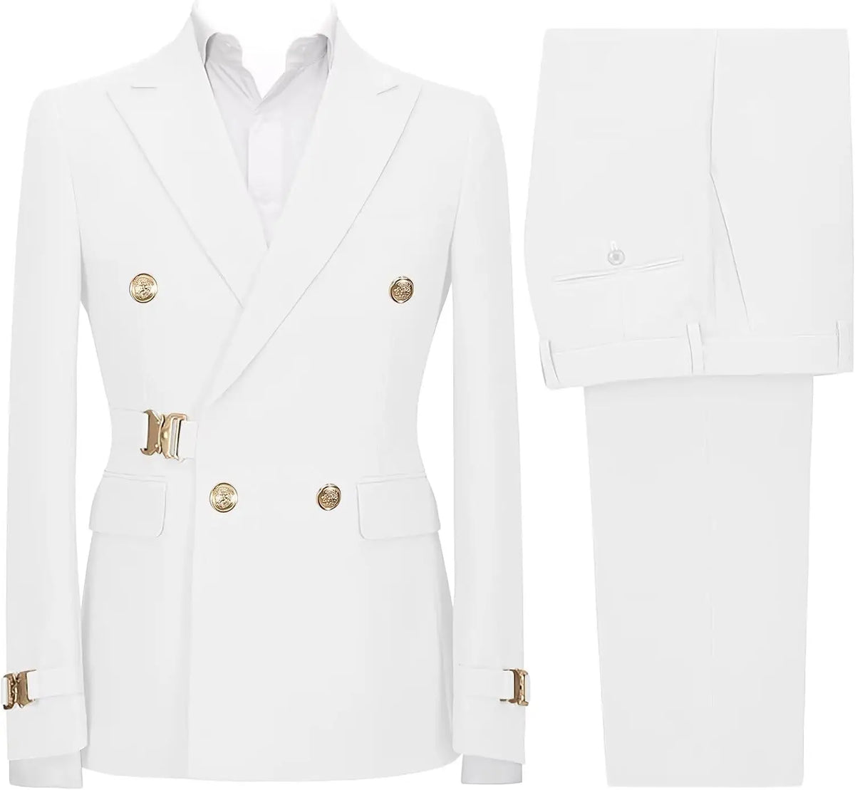 Slim-Fit Double-Breasted Suit — product image 18