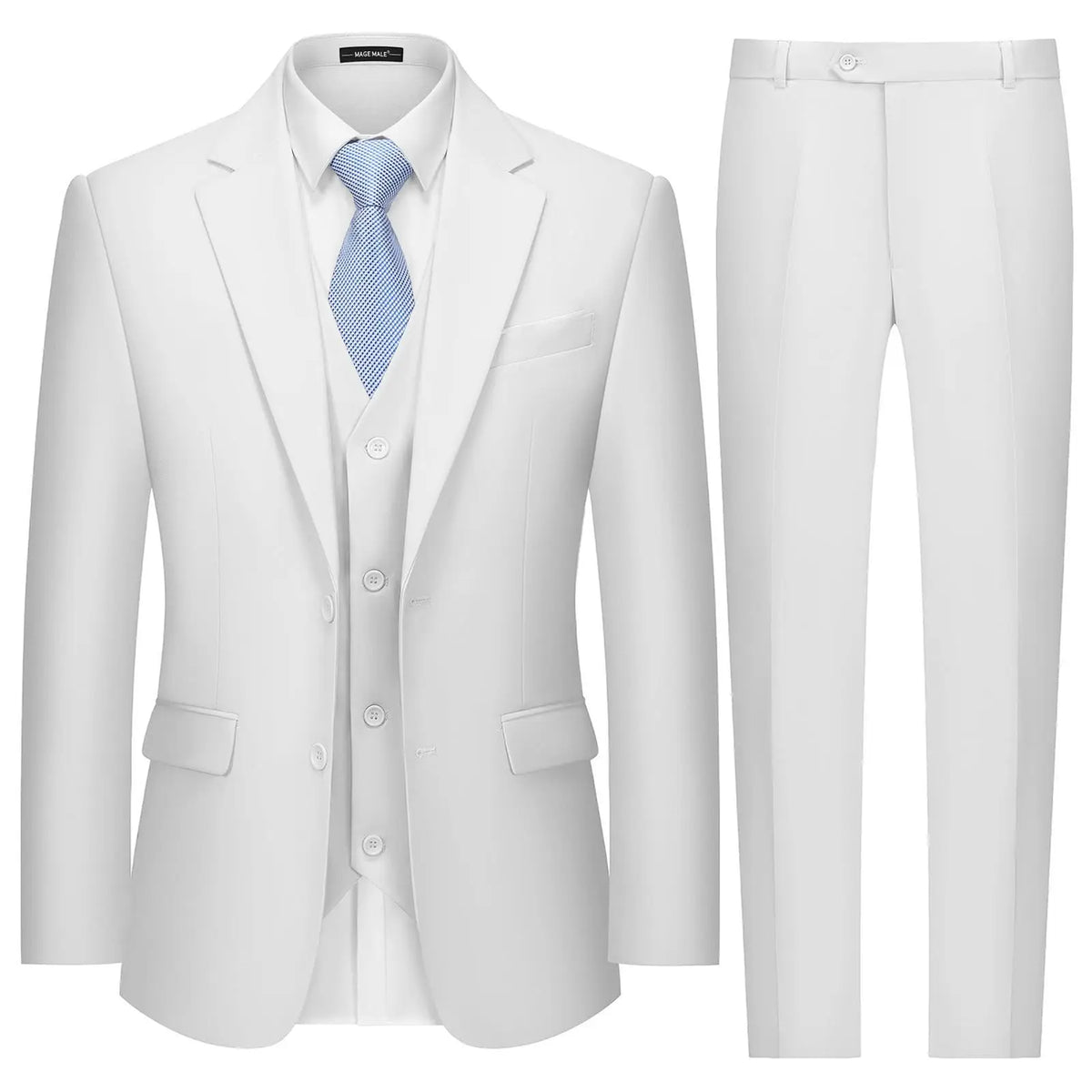 Solid Three-Piece Formal Suit — product image 5
