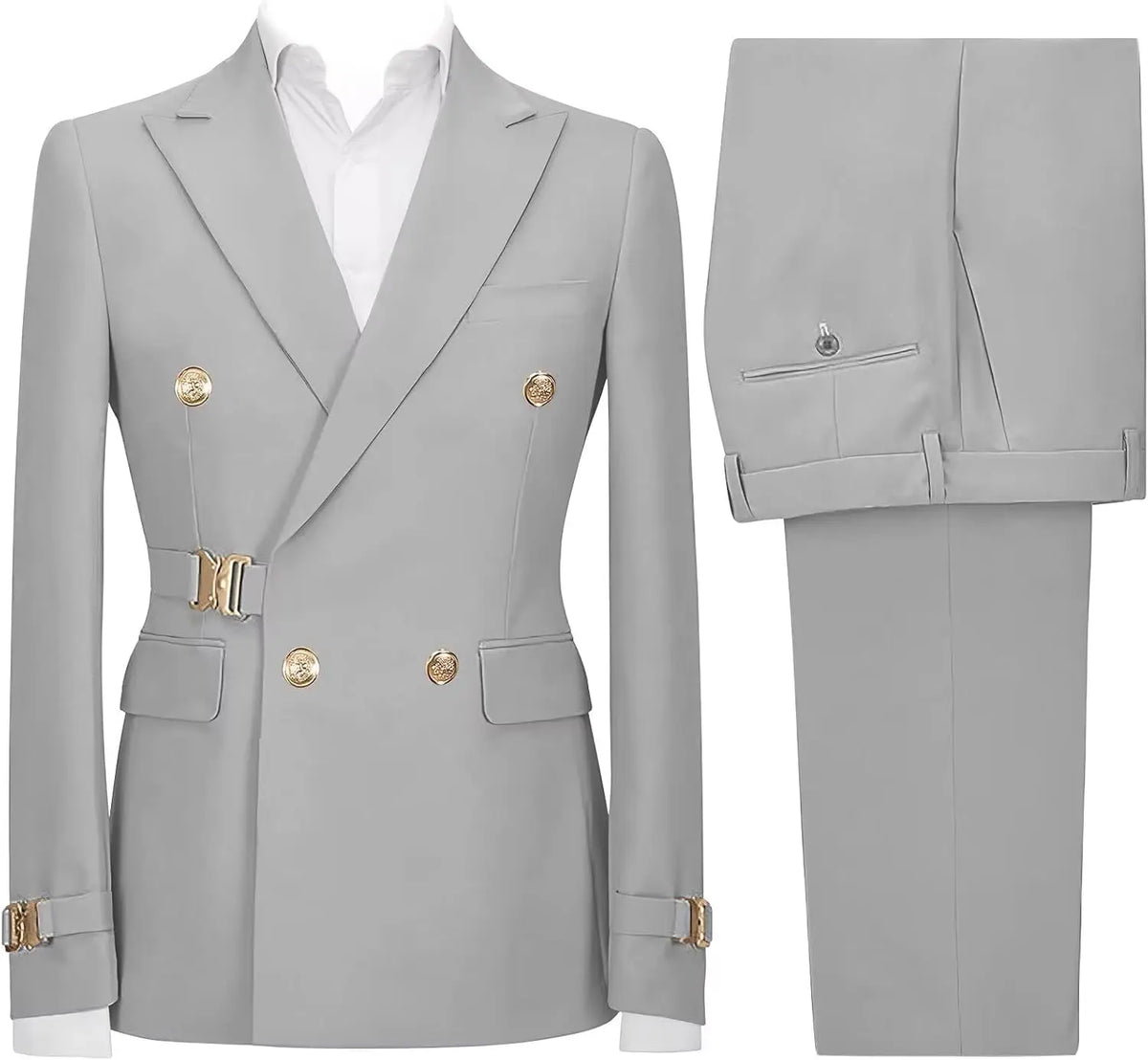 Slim-Fit Double-Breasted Suit — product image 5