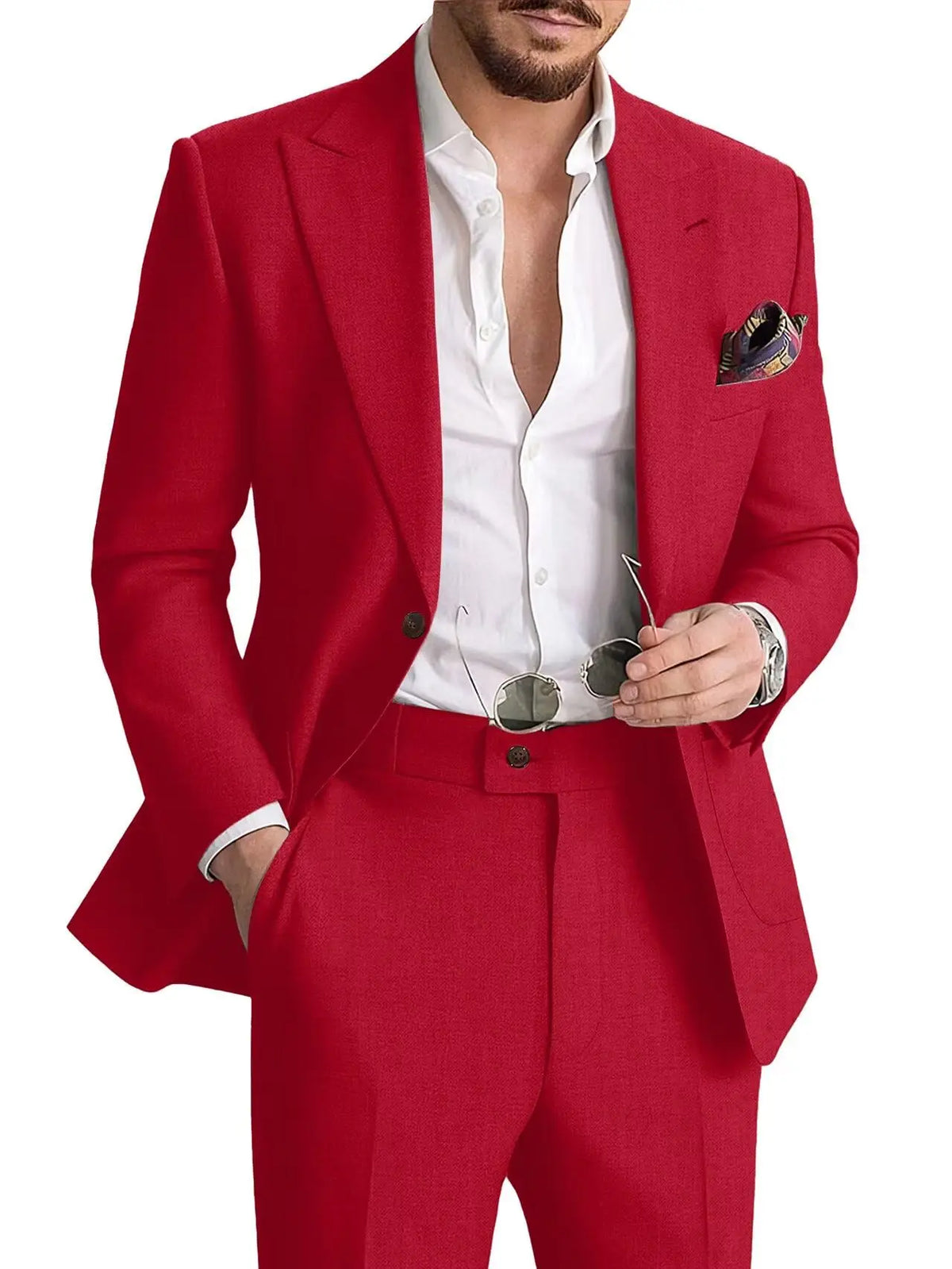 Linen Two-Piece Formal Suit — product image 23