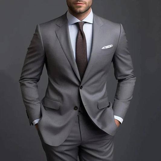 Grey Notched-Lapel Suit — product image 1