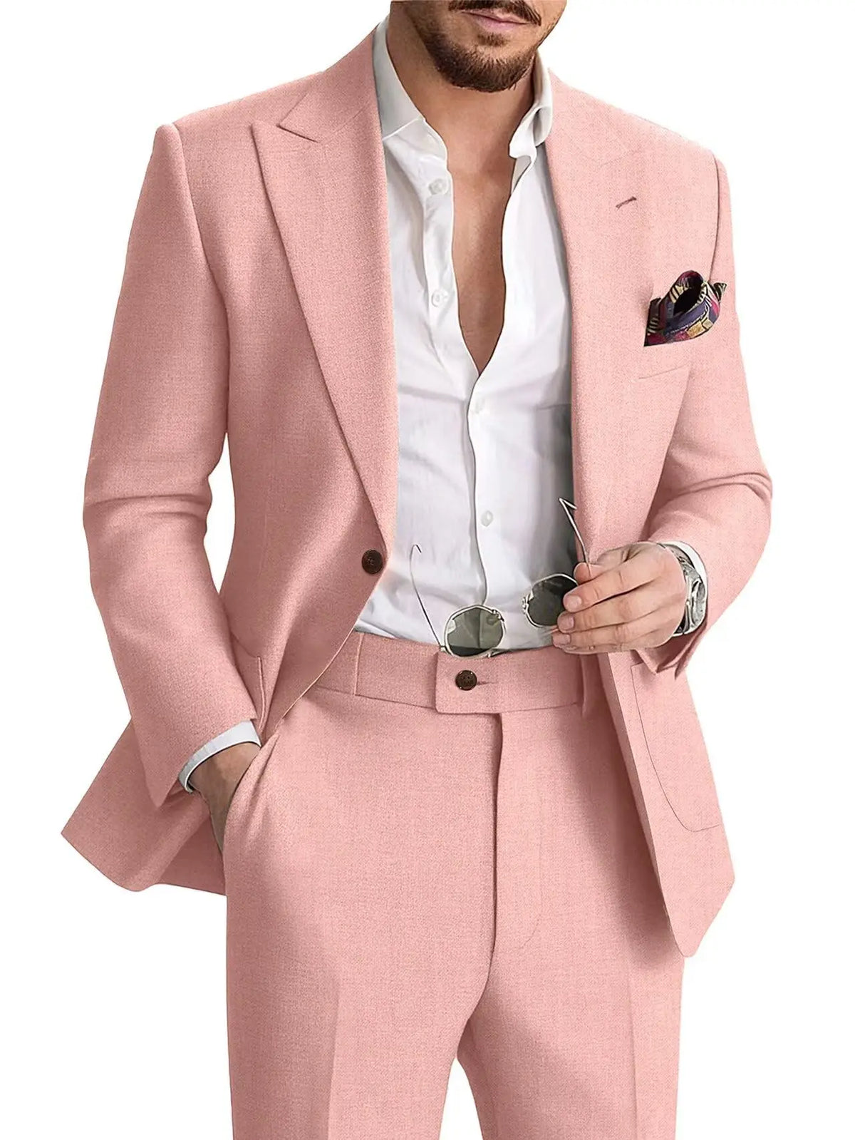 Linen Two-Piece Formal Suit — product image 22