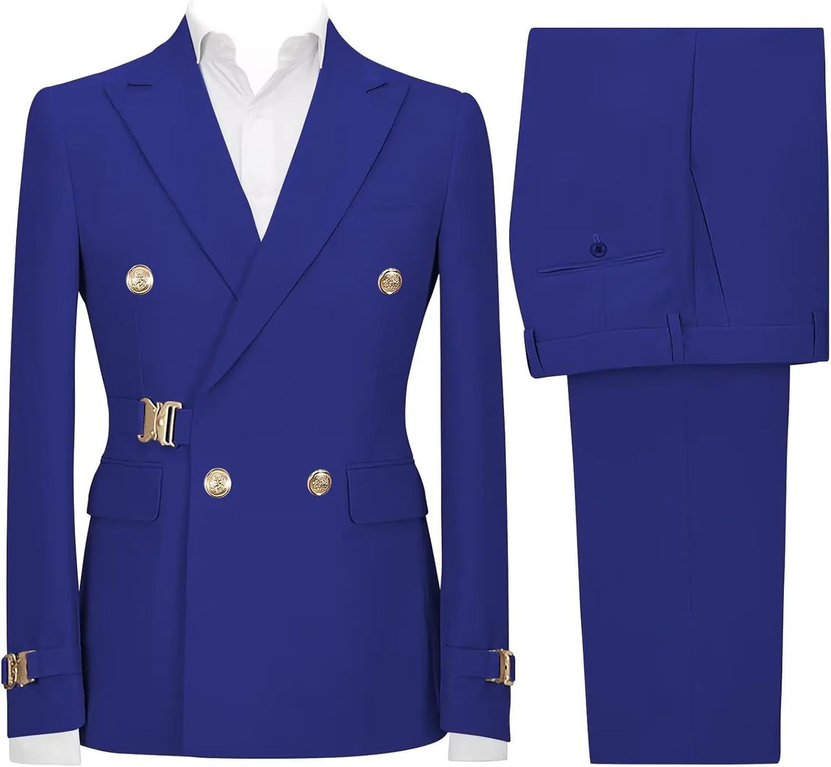 Slim-Fit Double-Breasted Suit — product image 11