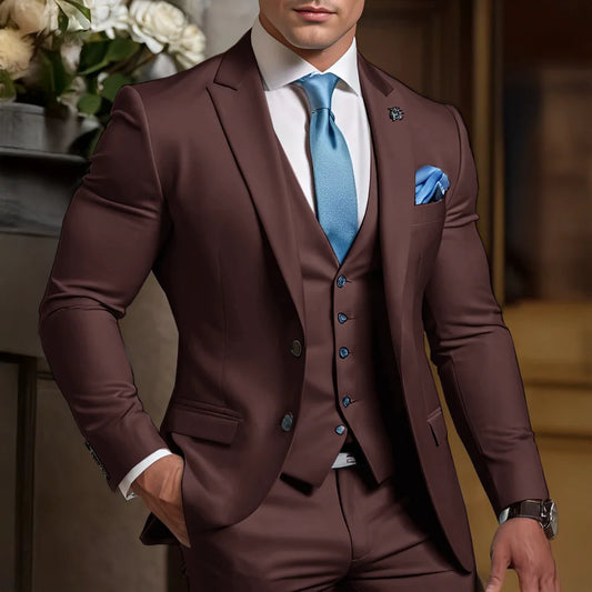 Formal Three-Piece Business Suit | Classic Gents