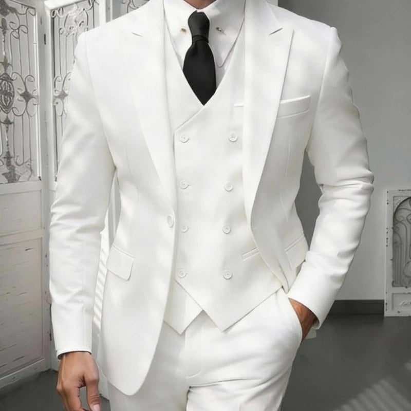 Slim-Fit Notched-Lapel Three-Piece Suit — product image 2