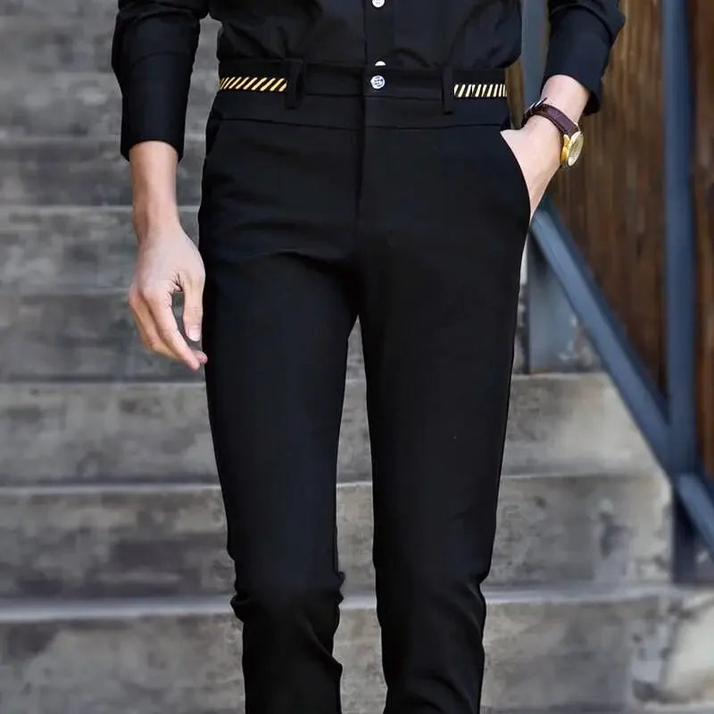 Men's Slim Fit Dress Trousers | Classic Gents