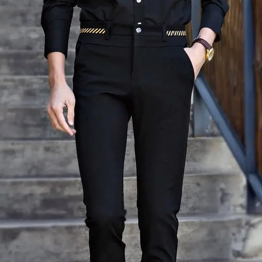 Men's Slim Fit Dress Trousers | Classic Gents