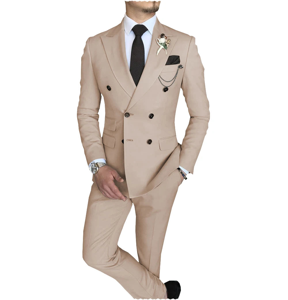 Peak-Lapel Double-Breasted Suit — product image 18