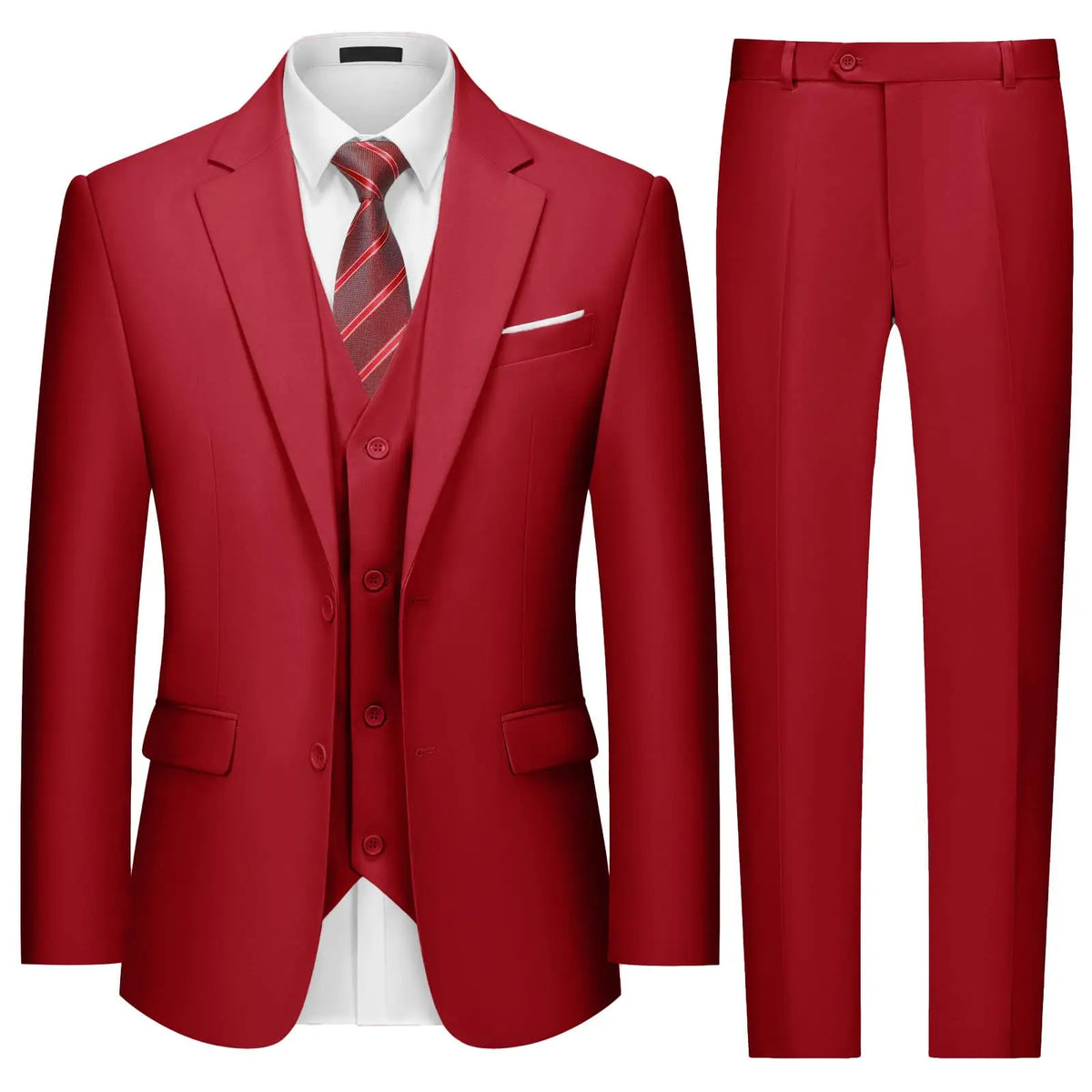 Solid Three-Piece Formal Suit — product image 11