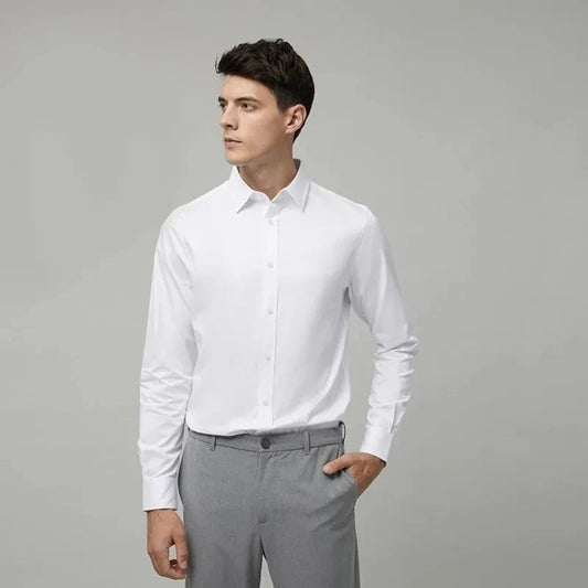 Men’s Anti-Wrinkle Slim-Fit Dress Shirt — product image 1