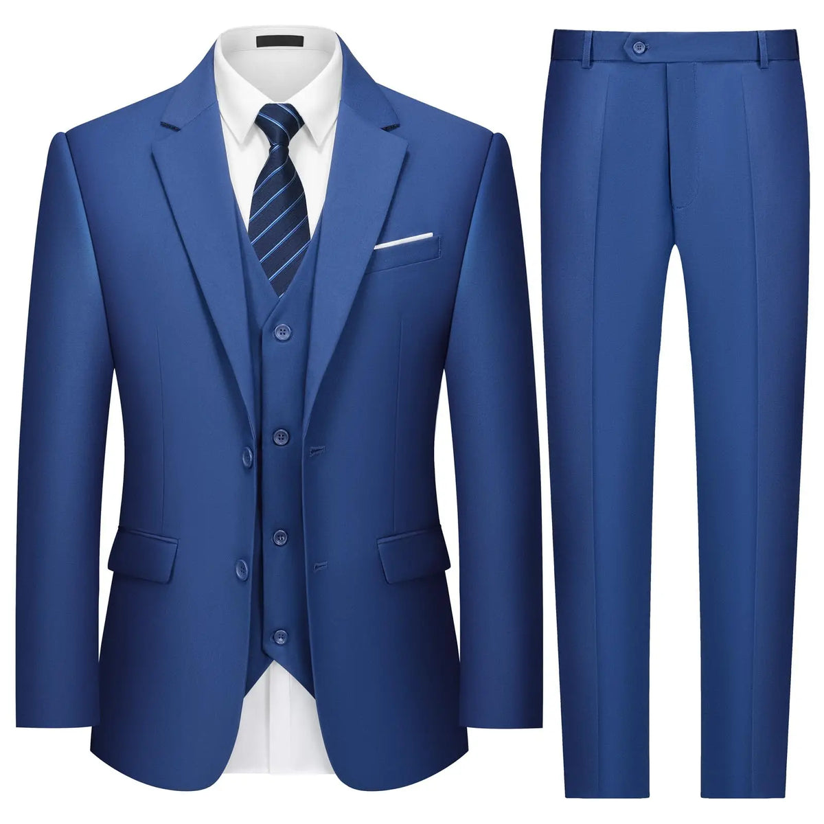 Solid Three-Piece Formal Suit — product image 1
