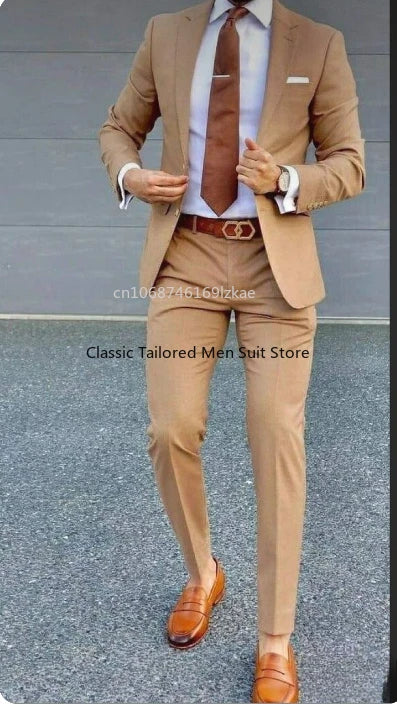 Custom-Fit Two-Piece Business Suit | Classic Gents