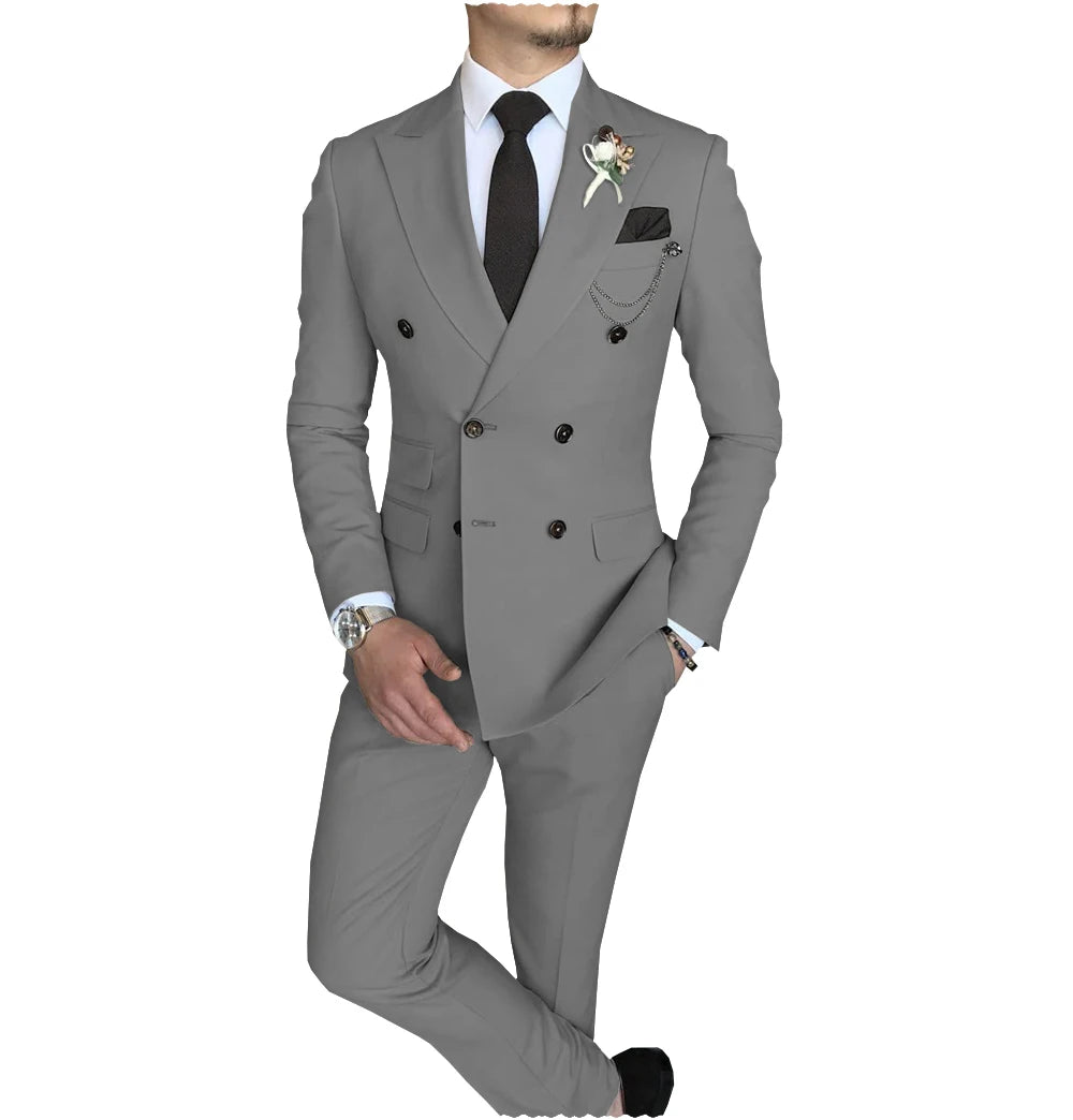 Peak-Lapel Double-Breasted Suit — product image 9