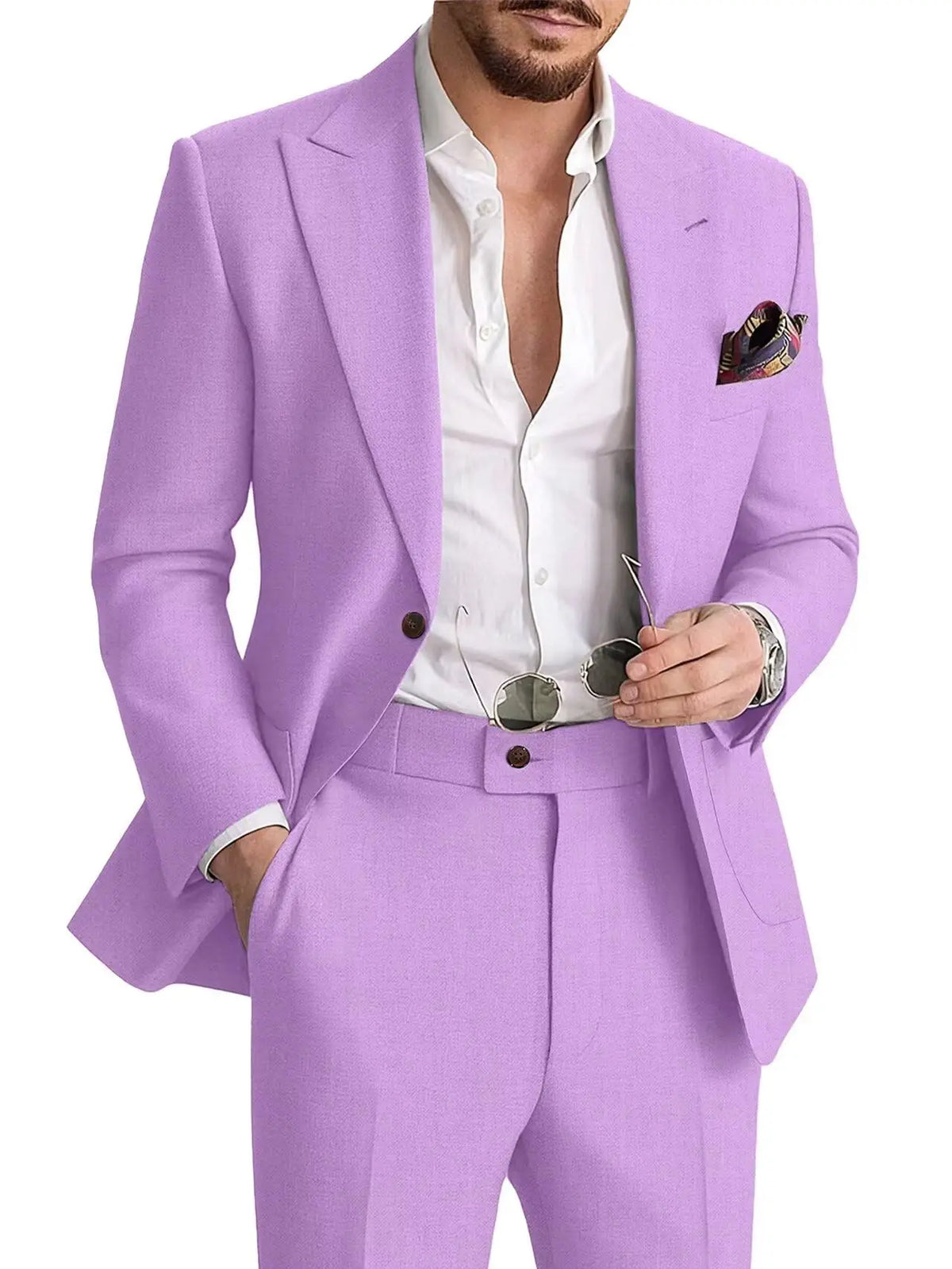 Linen Two-Piece Formal Suit — product image 14
