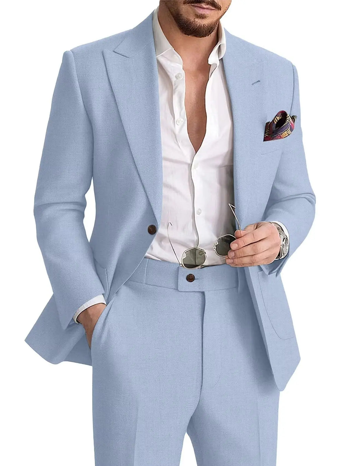 Linen Two-Piece Formal Suit — product image 31