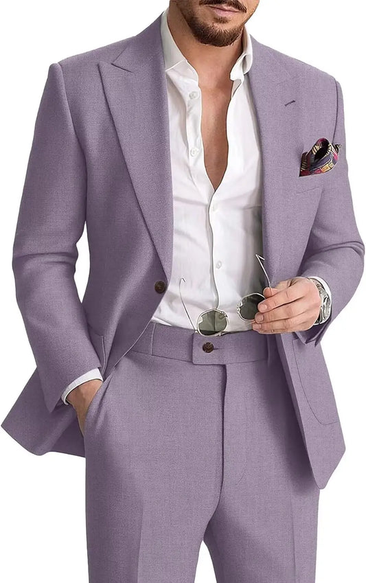 Linen Two-Piece Formal Suit — product image 1
