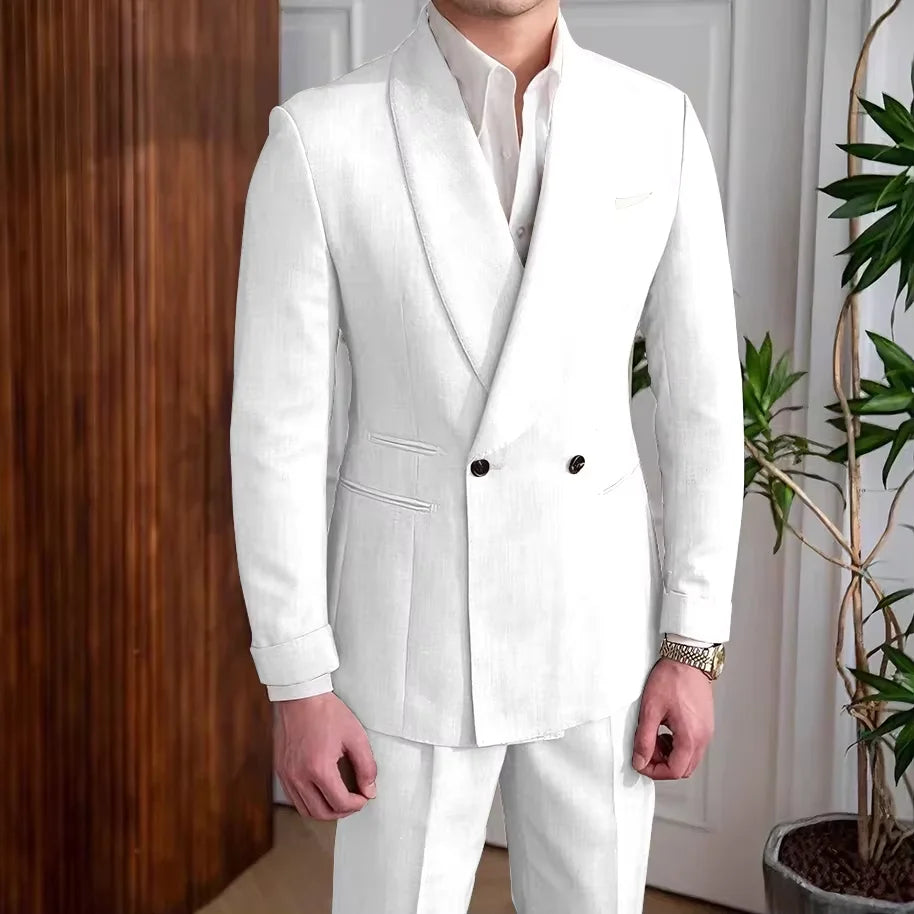 Double-Breasted Linen Suit — product image 25