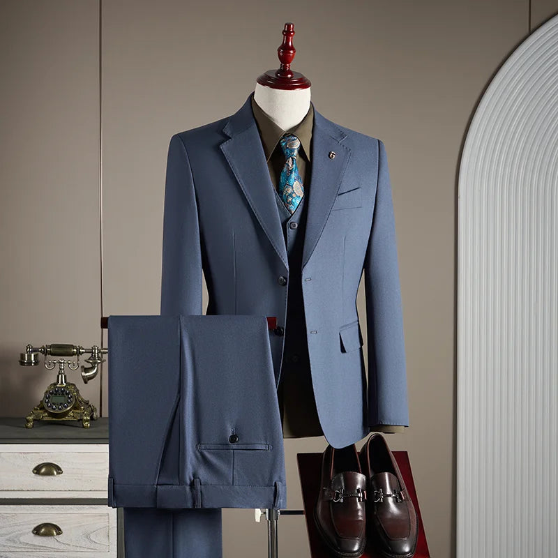 15% Wool Three-Piece Suit — product image 1