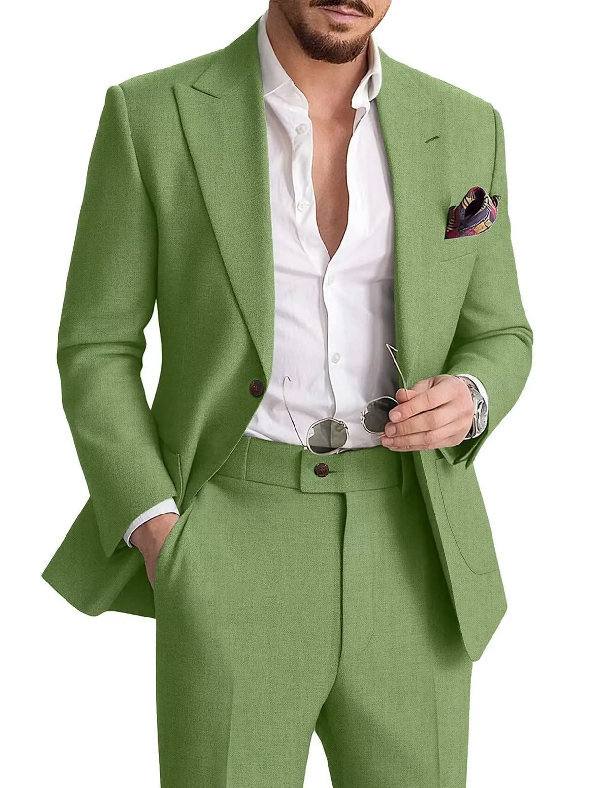 Linen Two-Piece Formal Suit — product image 16