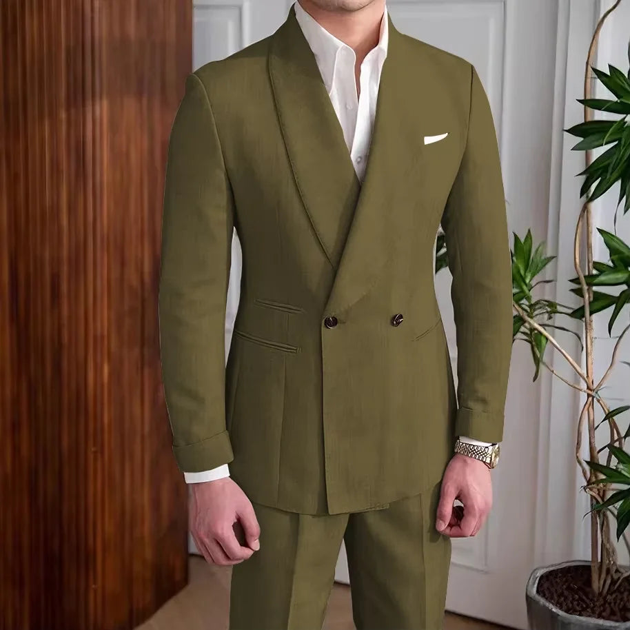 Double-Breasted Linen Suit — product image 18