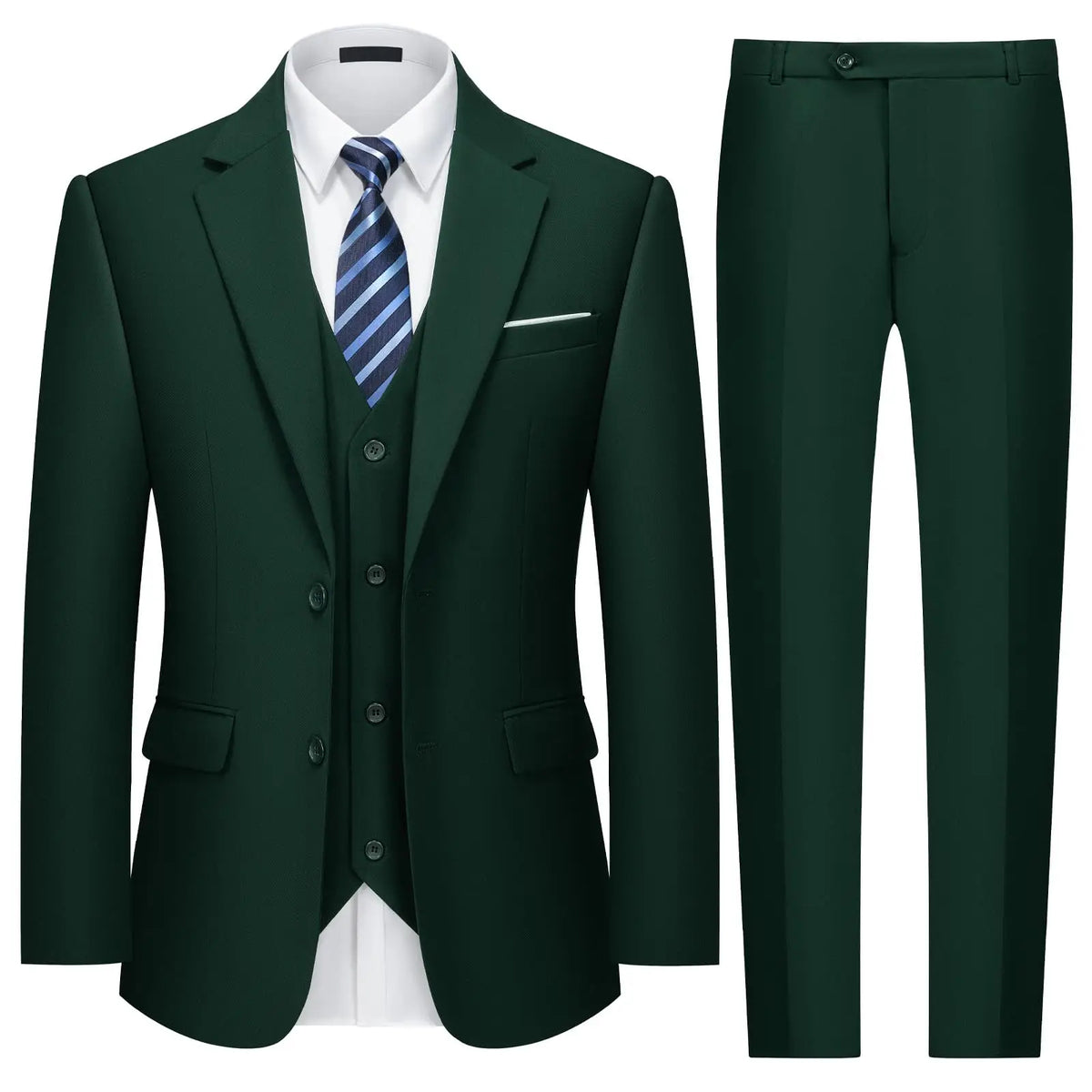 Solid Three-Piece Formal Suit — product image 6