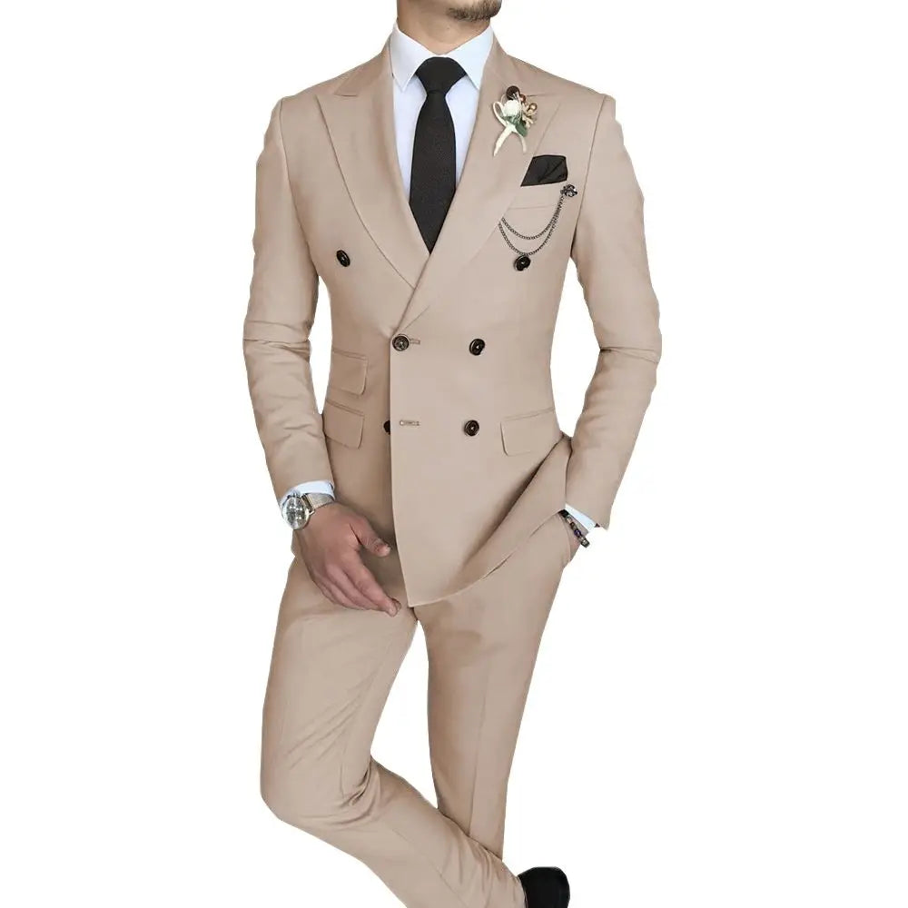 Peak-Lapel Double-Breasted Suit — product image 1