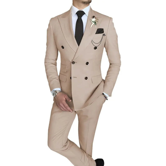 Peak-Lapel Double-Breasted Suit — product image 1