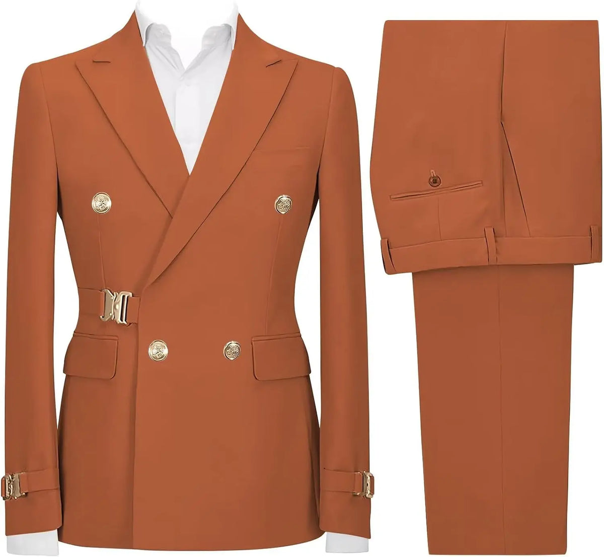 Slim-Fit Double-Breasted Suit — product image 10