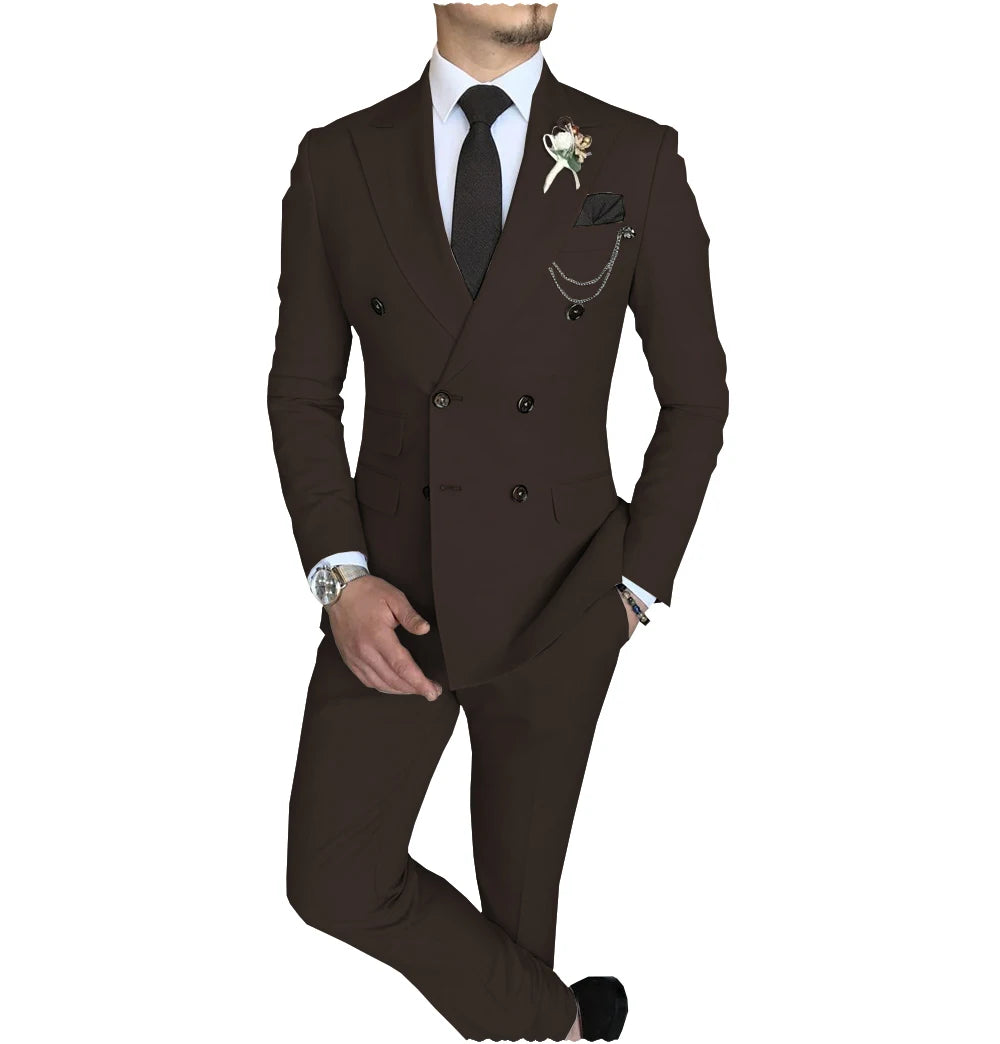 Peak-Lapel Double-Breasted Suit — product image 20
