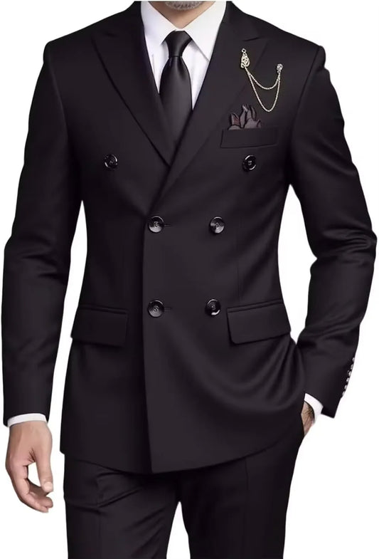 Six-Button Double-Breasted Suit — product image 2