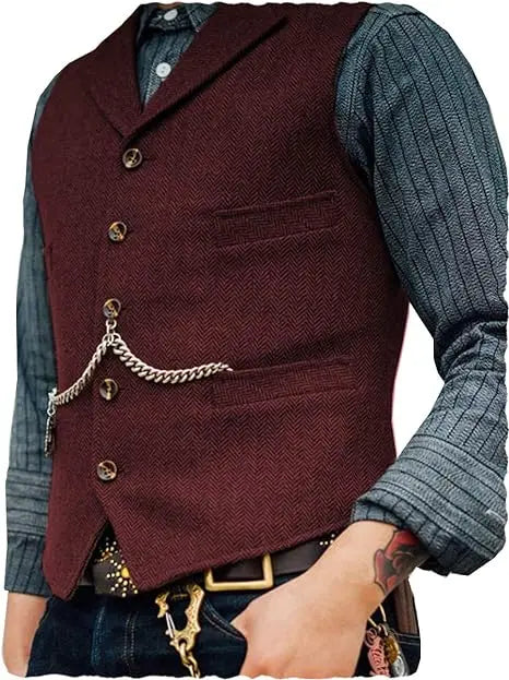 Herringbone Suit Waistcoat — product image 13