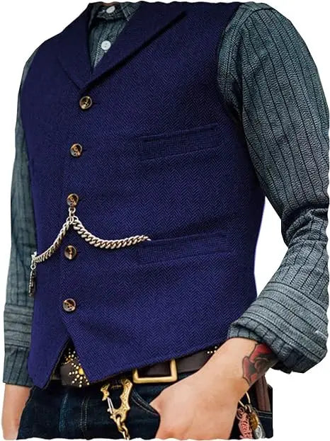 Herringbone Suit Waistcoat — product image 4