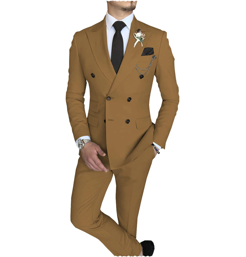Peak-Lapel Double-Breasted Suit — product image 13
