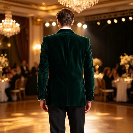 Velvet Peak-Lapel Blazer — product image 2