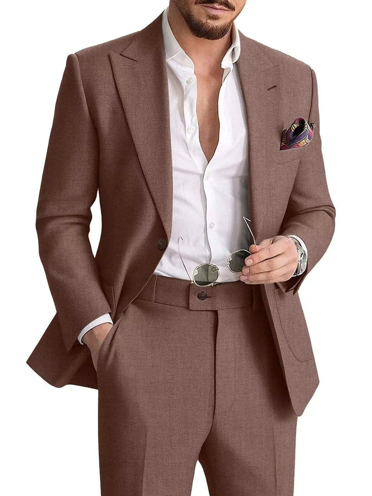 Linen Two-Piece Formal Suit — product image 33