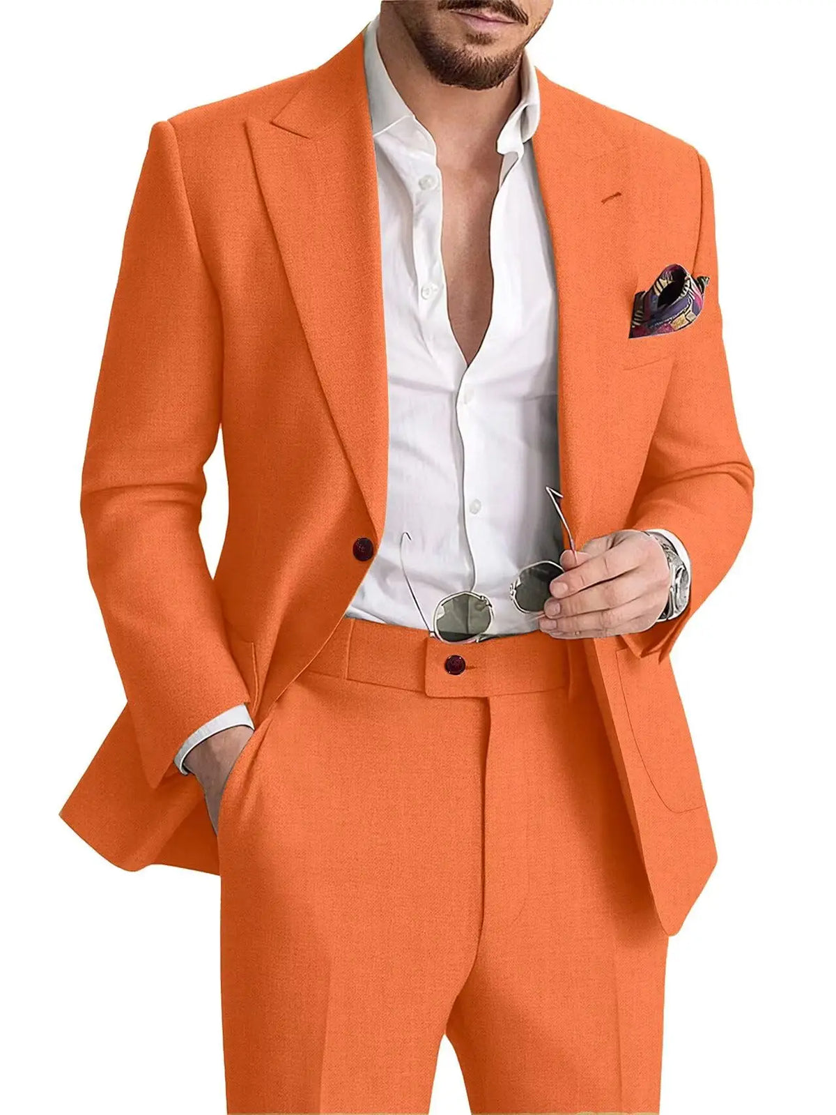 Linen Two-Piece Formal Suit — product image 9