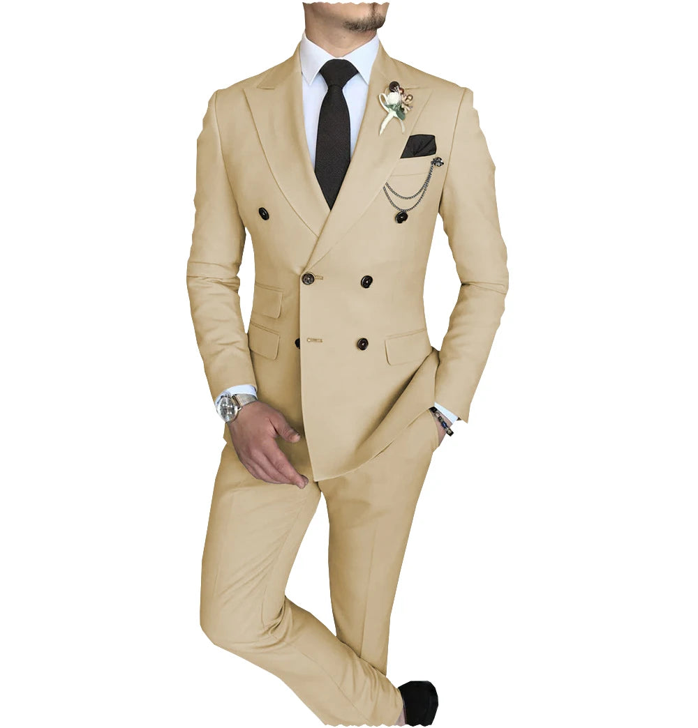 Peak-Lapel Double-Breasted Suit — product image 4