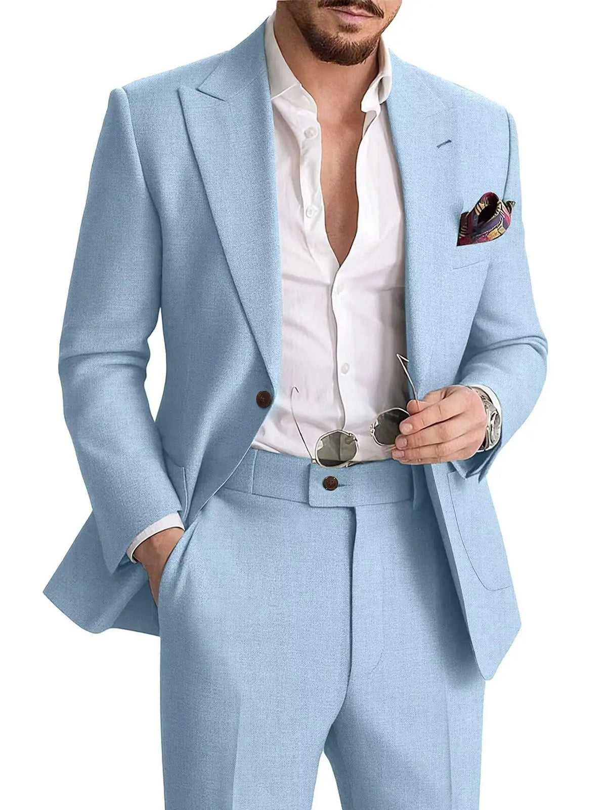 Linen Two-Piece Formal Suit — product image 18