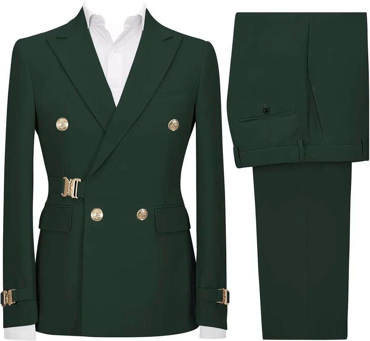 Slim-Fit Double-Breasted Suit — product image 6