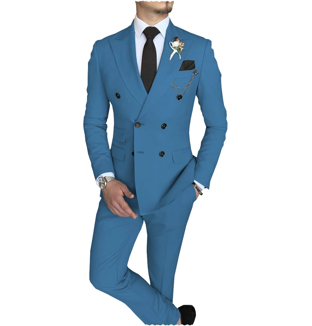 Peak-Lapel Double-Breasted Suit — product image 7
