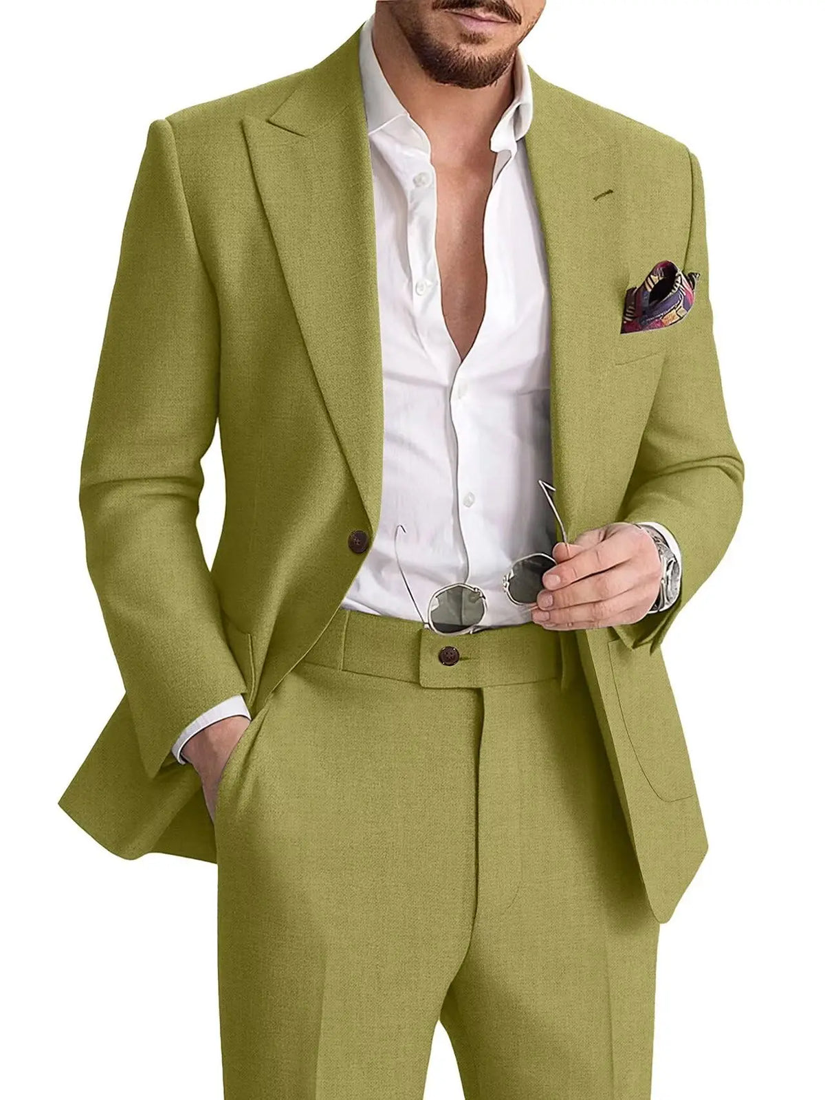 Linen Two-Piece Formal Suit — product image 8