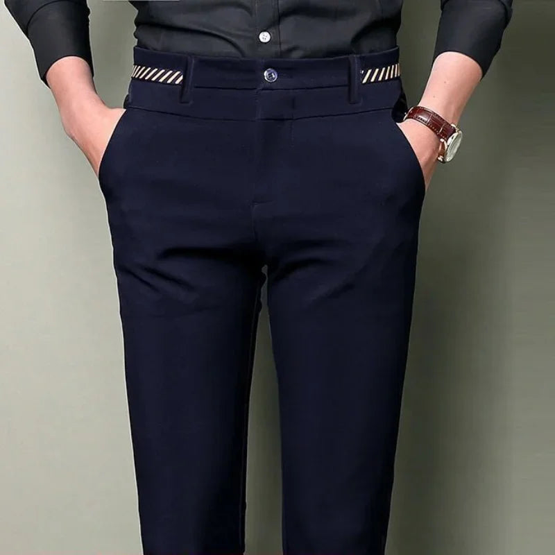 Men's Slim Fit Dress Trousers | Classic Gents